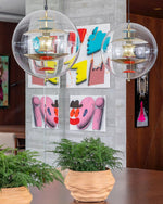 Round Sphere Pendant Lamp – Globe Glass Ceiling Light