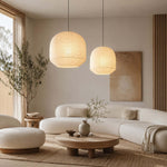 Rounded Paper Pendant Lamp