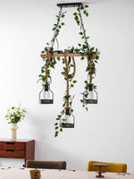 Rustic Wooden Chandelier