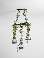 Rustic Wooden Chandelier
