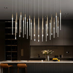Aero Wave Ribbon Pendelleuchte – Moderne Luxus lineare LED-Esszimmer-Pendelleuchte