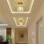 Prisma Twirl Kristall Kronleuchter – Luxus Geometrische Semi-Flush Mount Deckenlampe