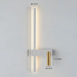 Wall lamp Nordic modern black and white minimalist living