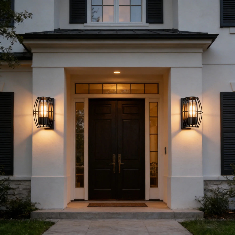 Aurelio Modern Outdoor Wall Light – Waterproof Exterior Sconce
