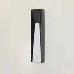Obsidian Cube Sconce – Modern Luxury LED Architectural Up & Down Outdoor Wall Light