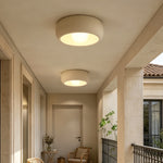 Kora Organic Flush-Mount Light – Wabi-Sabi Textured LED
