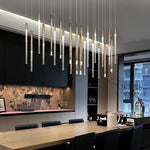 Aero Wave Ribbon Pendelleuchte – Moderne Luxus lineare LED-Esszimmer-Pendelleuchte