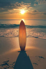 Italienische Zitrone Orange Küstenstrand-Wellenlandschaft Schwimmbad Poster Leinwandmalerei Wandkunst Bilder Wohnkultur