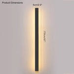 Nova Linear Outdoor Wall Light – Waterproof LED Architectural Wall Sconce