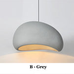 Kira Organic Wabi-Sabi Hanglamp – Minimalistische LED Hanglamp met Getextureerd Travertin-Effect