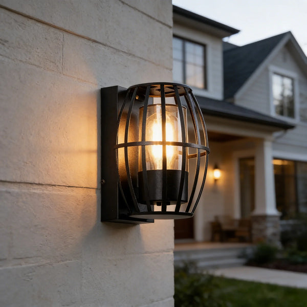 Aurelio Modern Outdoor Wall Light – Waterproof Exterior Sconce