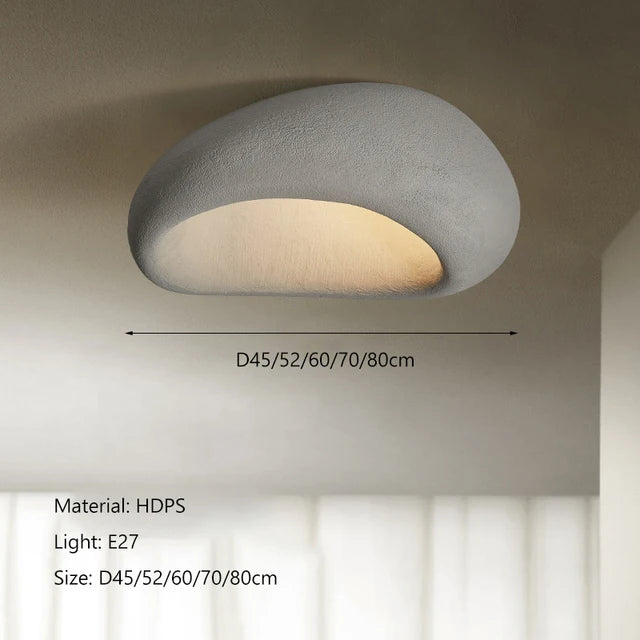 Nordic Wabi Sabi Ceiling Lamp Energy Saving Light LED
