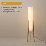 Kizuna Walnut Arc Floor Lamp – Japanese Wabi-Sabi Solid