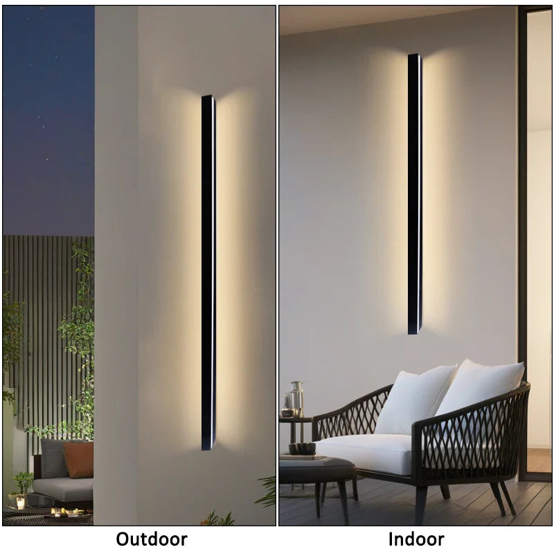 Arcle Linear Outdoor Wall Light – Modern Architectural LED Sconce