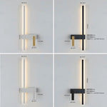 Wall lamp Nordic modern black and white minimalist living