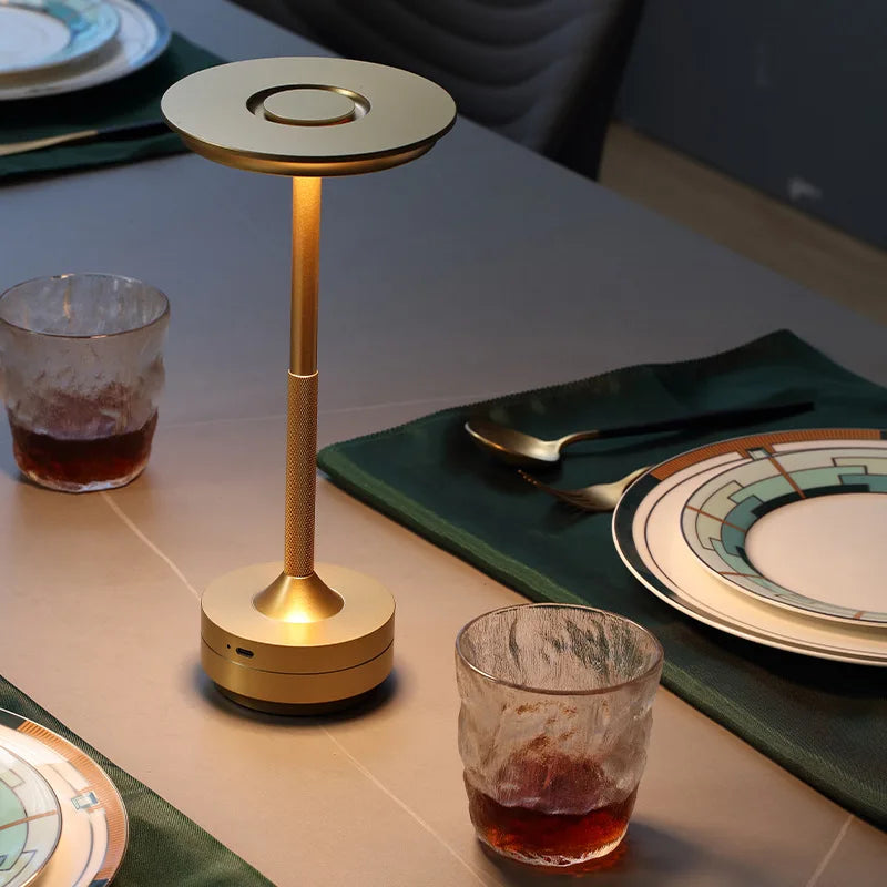 LED Charging Desk Lamp Restaurant Decoration Atmosphere