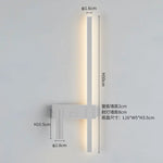 Wall lamp Nordic modern black and white minimalist living