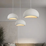 Kira Organic Wabi-Sabi Hanglamp – Minimalistische LED Hanglamp met Getextureerd Travertin-Effect