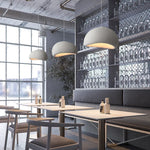 Kira Organic Wabi-Sabi Hanglamp – Minimalistische LED Hanglamp met Getextureerd Travertin-Effect