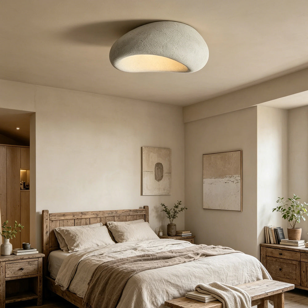 Nordic Wabi Sabi Ceiling Lamp Energy Saving Light LED
