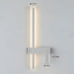 Wall lamp Nordic modern black and white minimalist living