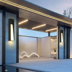Obsidian Cube Sconce – Modern Luxury LED Architectural Up & Down Outdoor Wall Light