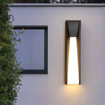 Obsidian Cube Sconce – Modern Luxury LED Architectural Up & Down Outdoor Wall Light