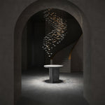 Tidal Art Glass Cluster Pendant – Sculptural Multi-Light