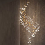 Tidal Art Glass Cluster Pendant – Sculptural Multi-Light