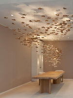 Tidal Art Glass Cluster Pendant – Sculptural Multi-Light