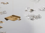Tidal Art Glass Cluster Pendant – Sculptural Multi-Light