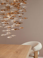 Tidal Art Glass Cluster Pendant – Sculptural Multi-Light