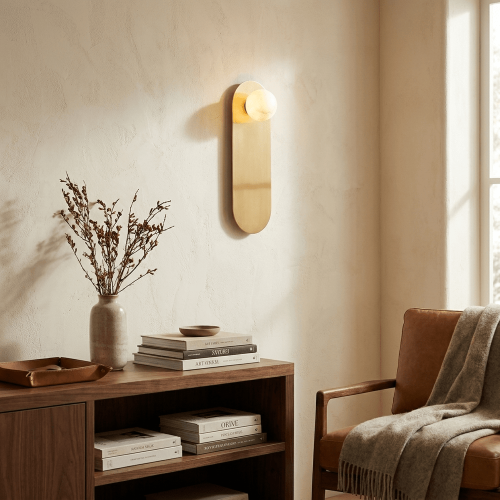 Sasso Spanish Alabaster Wall Sconce