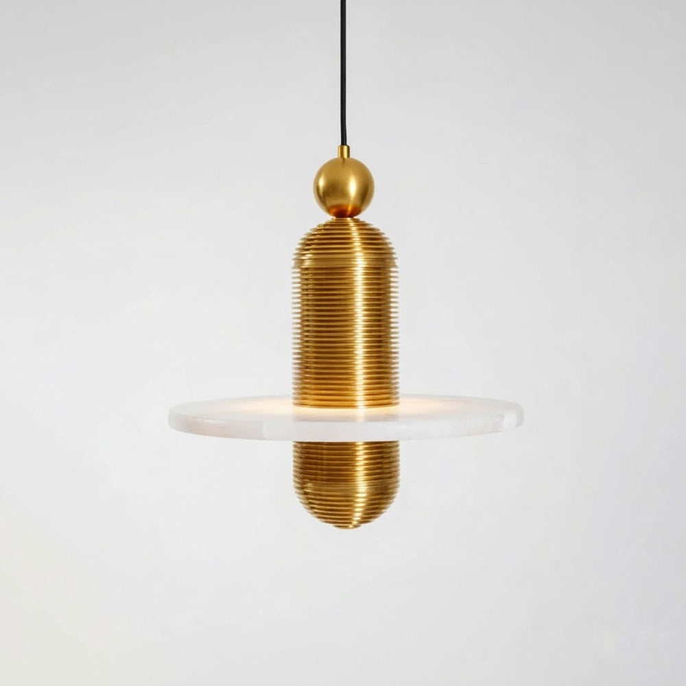 Saturn Alabaster Pendant Light