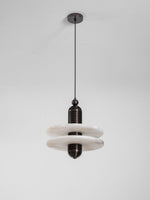 Saturn Alabaster Pendant Light