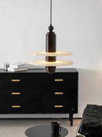 Saturn Alabaster Pendant Light