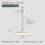 Astra Saucer Chandelier – Retro Cream Style UFO LED Dining