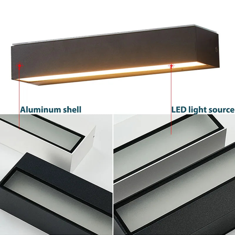 Altair Outdoor Wall Light – IP65 Waterproof Architectural Exterior LED Wall Sconce