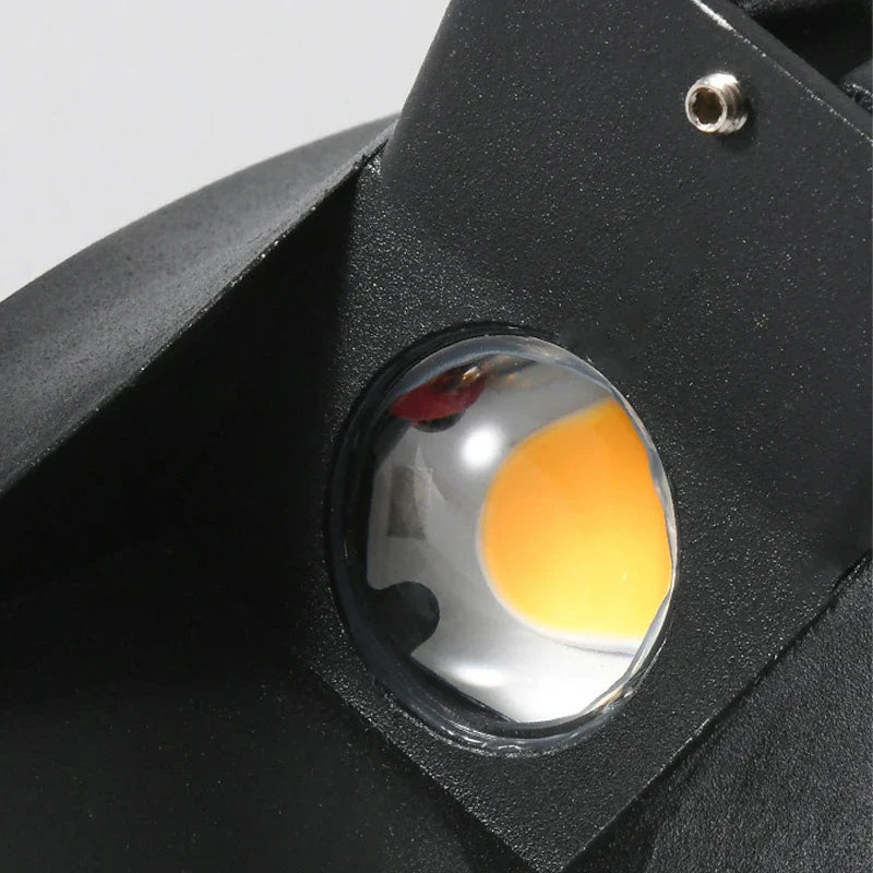 Noctra – Modern Up & Down Outdoor Wall Light (Black LED Sconce)