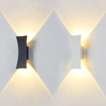 Noctra – Modern Up & Down Outdoor Wall Light (Black LED Sconce)