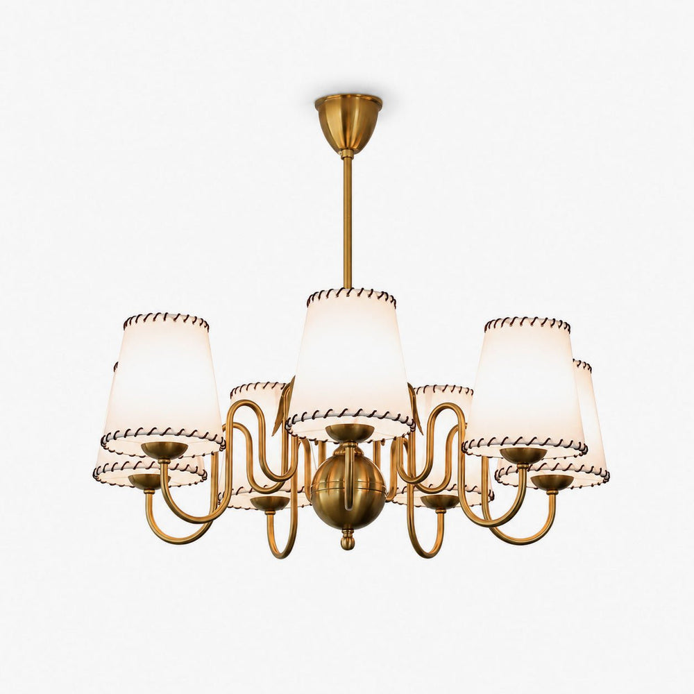 Scalloped Shade Chandelier
