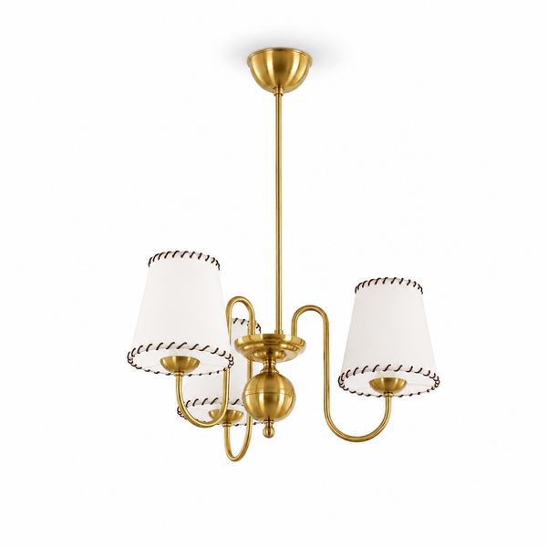 Scalloped Shade Chandelier
