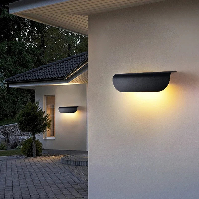 Waterproof Outdoor Led Wall Lamp Exterior Porch Gardern Living Room Home Decoration Sconce Nodic Indoor Aluminum Lights