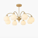Sculptural Glass Chandelier