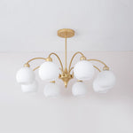 Sculptural Glass Chandelier