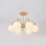 Sculptural Glass Chandelier