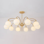 Sculptural Glass Chandelier