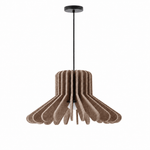 Sculptural Layered Felt Pendant Lamp