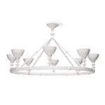 Sculptural Plaster Chalice Chandelier