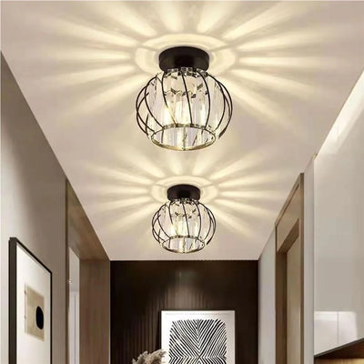Prisma Twirl Kristallen Kroonluchter – Luxe Geometrische Plafondlamp